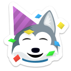 Taco Celebrate Sticker